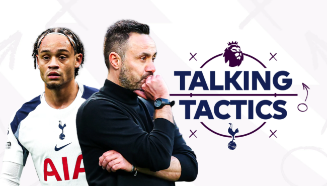 De Zerbi đem đến nét tích cực cho lối chơi của Tottenham.