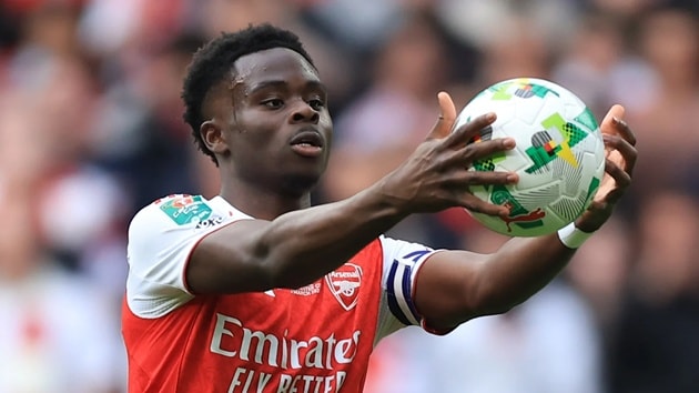Thống kê cho thấy Arsenal thi đấu bết bát khi không có sự phục vụ của Saka