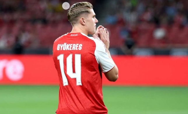 Viktor Gyokeres chưa thể hiện được phong độ như kỳ vọng tại Arsenal