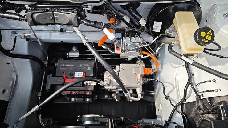 Hệ thống động cơ điện và pin trên VinFast VF 3 đáp ứng tốt nhu cầu đi lại trong đô thị