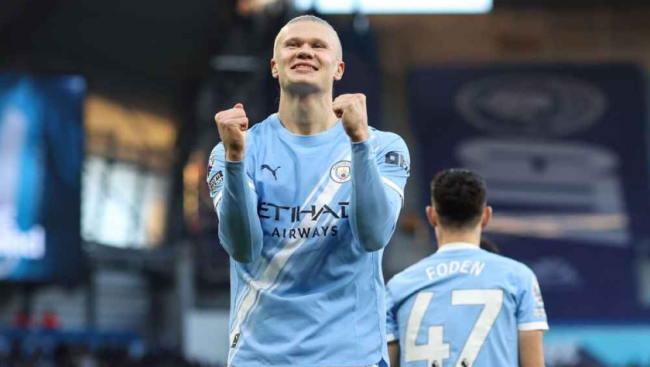 Erling Haaland tiếp tục là niềm hy vọng số một trên hàng công Manchester City.