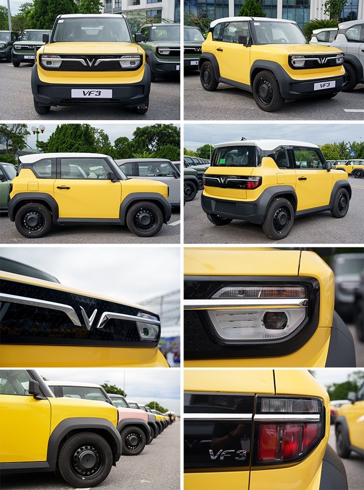Thiết kế ngoại thất đậm chất SUV của VinFast VF 3