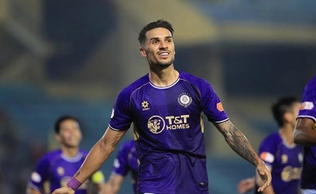 Hoàng Hên cũng chơi tốt trong màu áo Hà Nội FC.