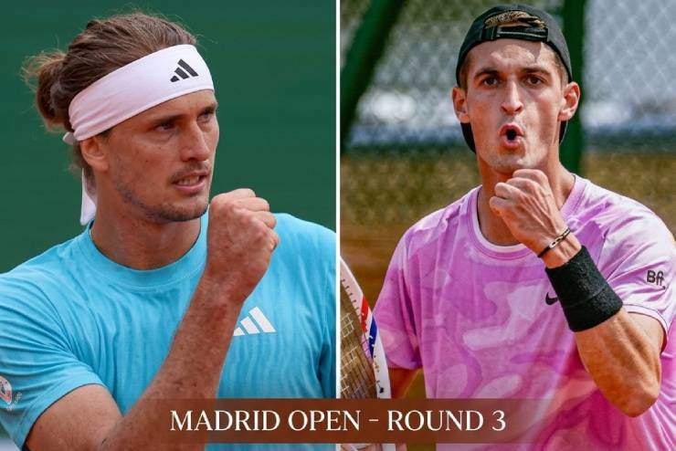 Zverev dự báo sẽ thắng Atmane để giành vé vòng 4 Madrid Open 2026