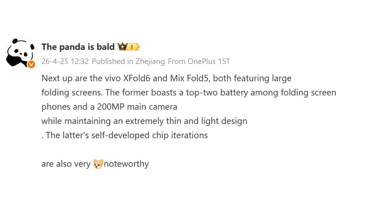 Tin đồn cho rằng vivo X Fold 6 sẽ mang đến sự đột phá lớn về công nghệ pin và nhiếp ảnh