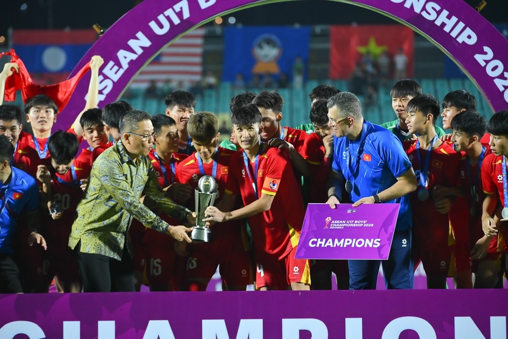 Đội tuyển U17 Việt Nam nỗ lực tập luyện hướng tới mục tiêu World Cup 2026