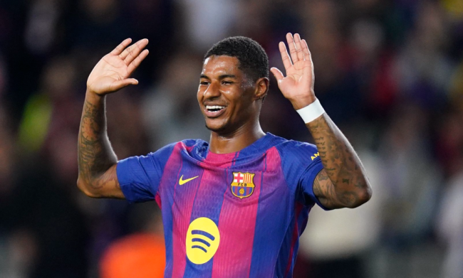 Marcus Rashford thăng hoa trong màu áo Barcelona tại La Liga.