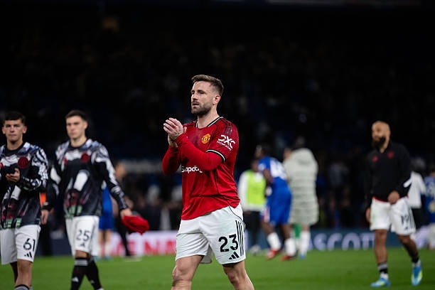 Hậu vệ Luke Shaw đang có một mùa giải thi đấu ấn tượng trong màu áo Manchester United.