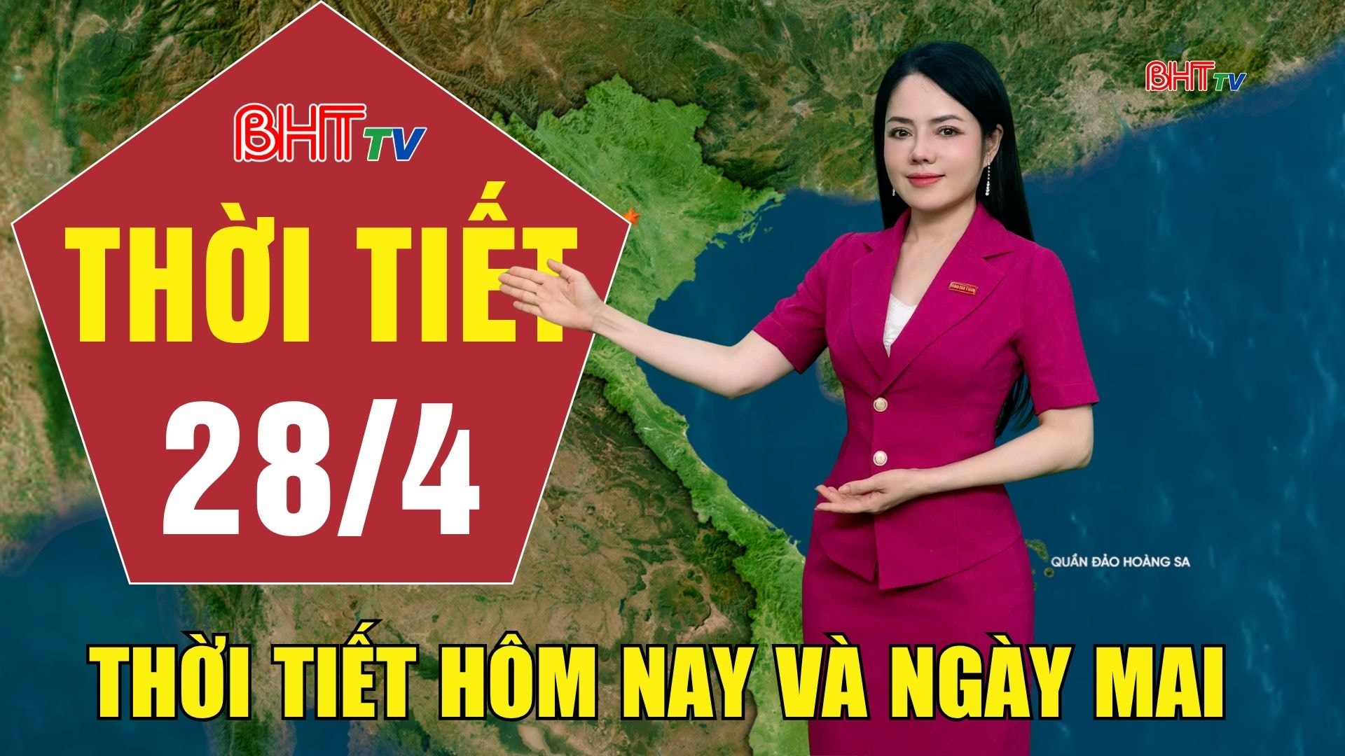 Dự báo thời tiết Hà Tĩnh đêm 27/4 ngày 28/4/2026