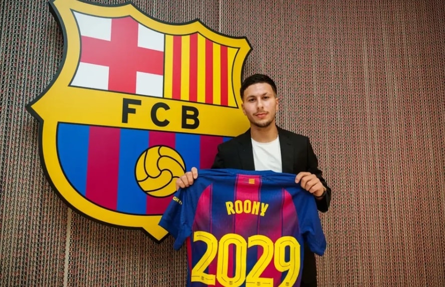 Roony Bardghji là một trong những thương vụ giá rẻ mà Barca đã thực hiện (2,5 triệu euro).