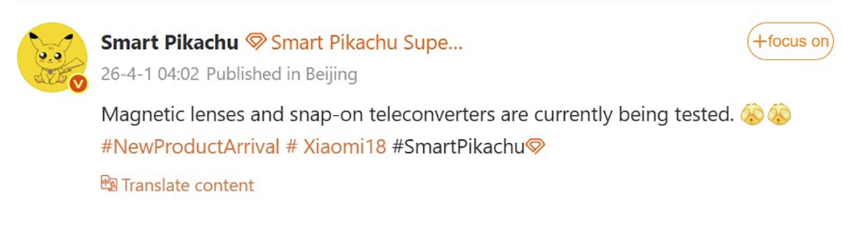 Xiaomi cho thấy tham vọng ấn tượng trên dòng Xiaomi 18 thế hệ tiếp theo