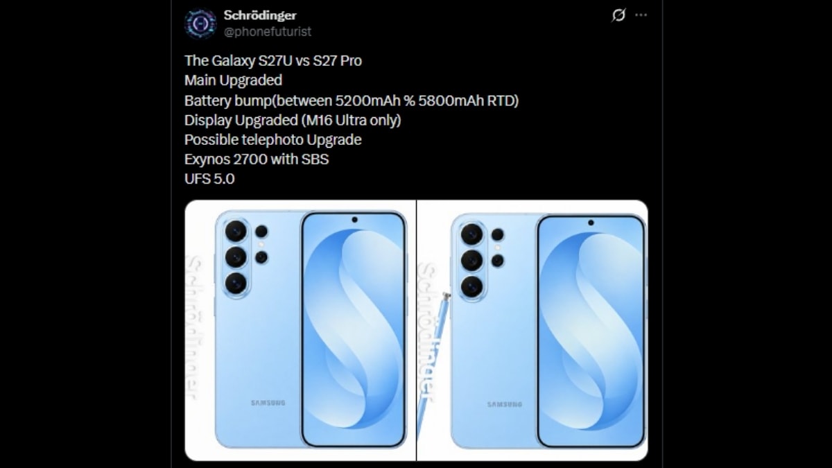 Tin đồn cho rằng Galaxy S27 Ultra sẽ được trang bị viên pin có dung lượng 5,800 mAh