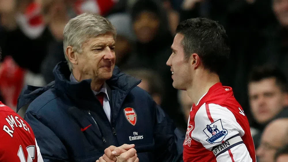 Robin van Persie là học trò xuất sắc của Arsene Wenger.