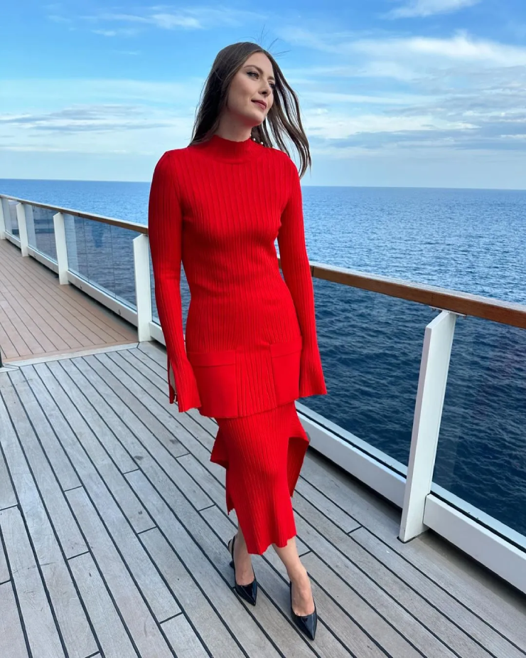 Sharapova vẫn giữ được vóc dáng chuẩn mực