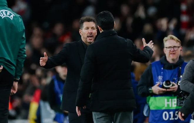 Arsenal chuẩn bị chạm trán Atletico Madrid tại đấu trường Champions League.