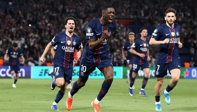 Ousmane Dembele và các đồng đội đã có một trận đấu đầy cảm xúc.