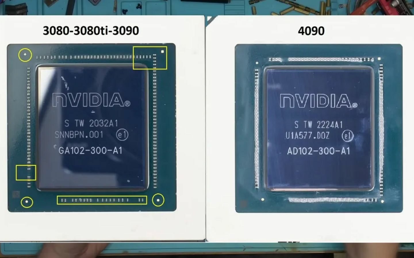 Thủ đoạn khắc laser và thay thế linh kiện lõi