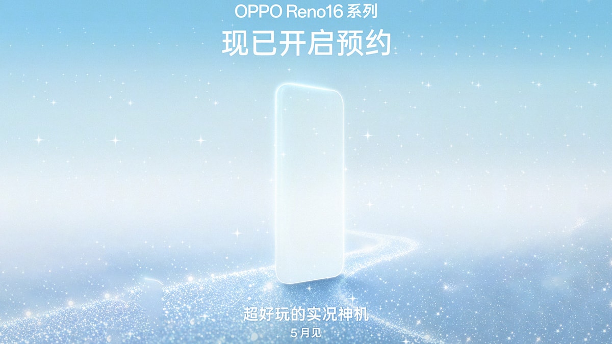 Teaser chính thức của dòng OPPO Reno16