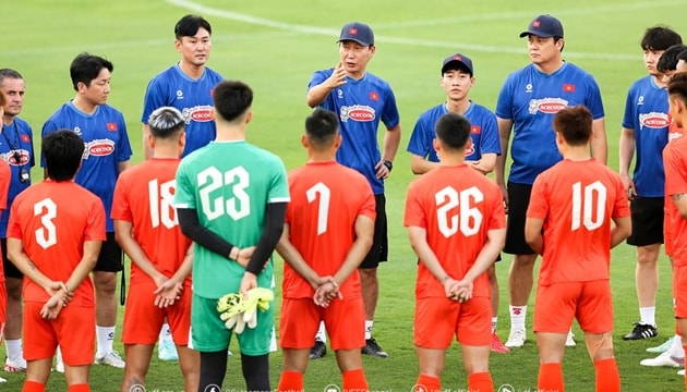 Đội tuyển Việt Nam và bài toán phân phối điểm rơi phong độ, thể lực hợp lý.