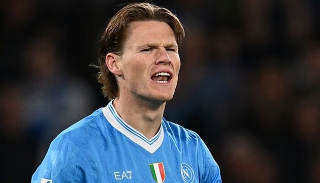 Tiền vệ Scott McTominay trong màu áo CLB Napoli