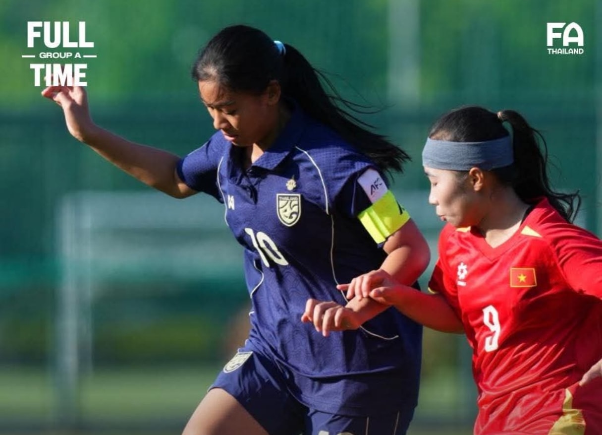 U17 nữ Thái Lan đánh rơi chiến thắng vào phút chót