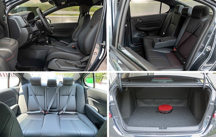 Hàng ghế sau Honda City 2026