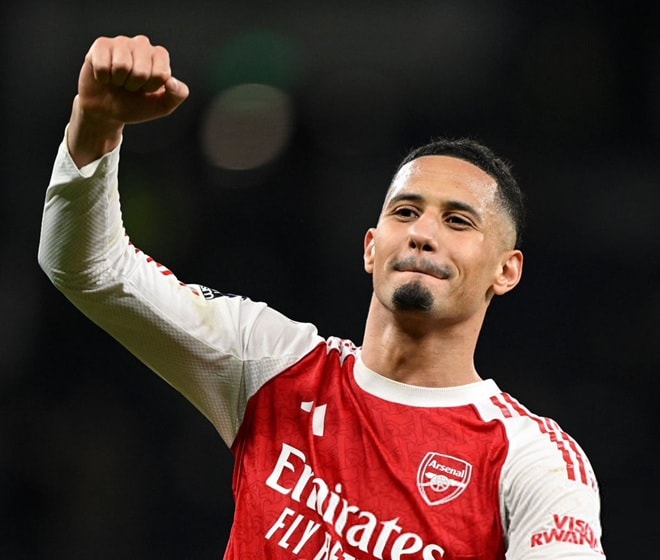William Saliba không gặp nhiều áp lực phòng ngự