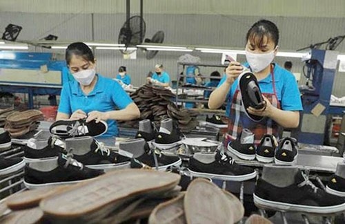 Hoạt động sản xuất trong ngành da giày