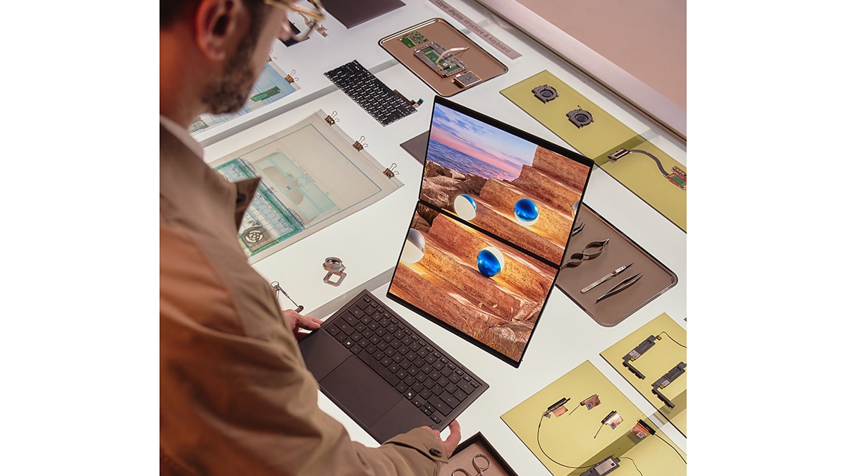ASUS Zenbook DUO 2026 với thiết kế hai màn hình OLED đột phá