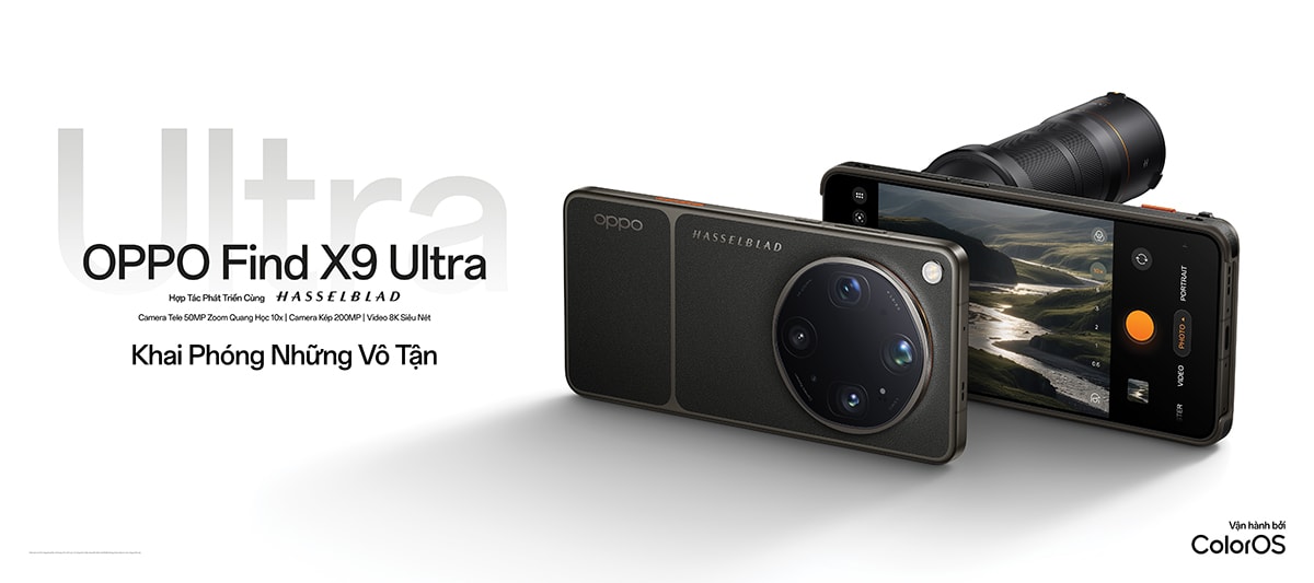 Cụm camera Hasselblad trên OPPO Find X9 Ultra