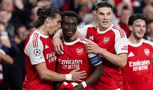 Arsenal chính thức giành vé vào chơi trận chung kết Champions League.