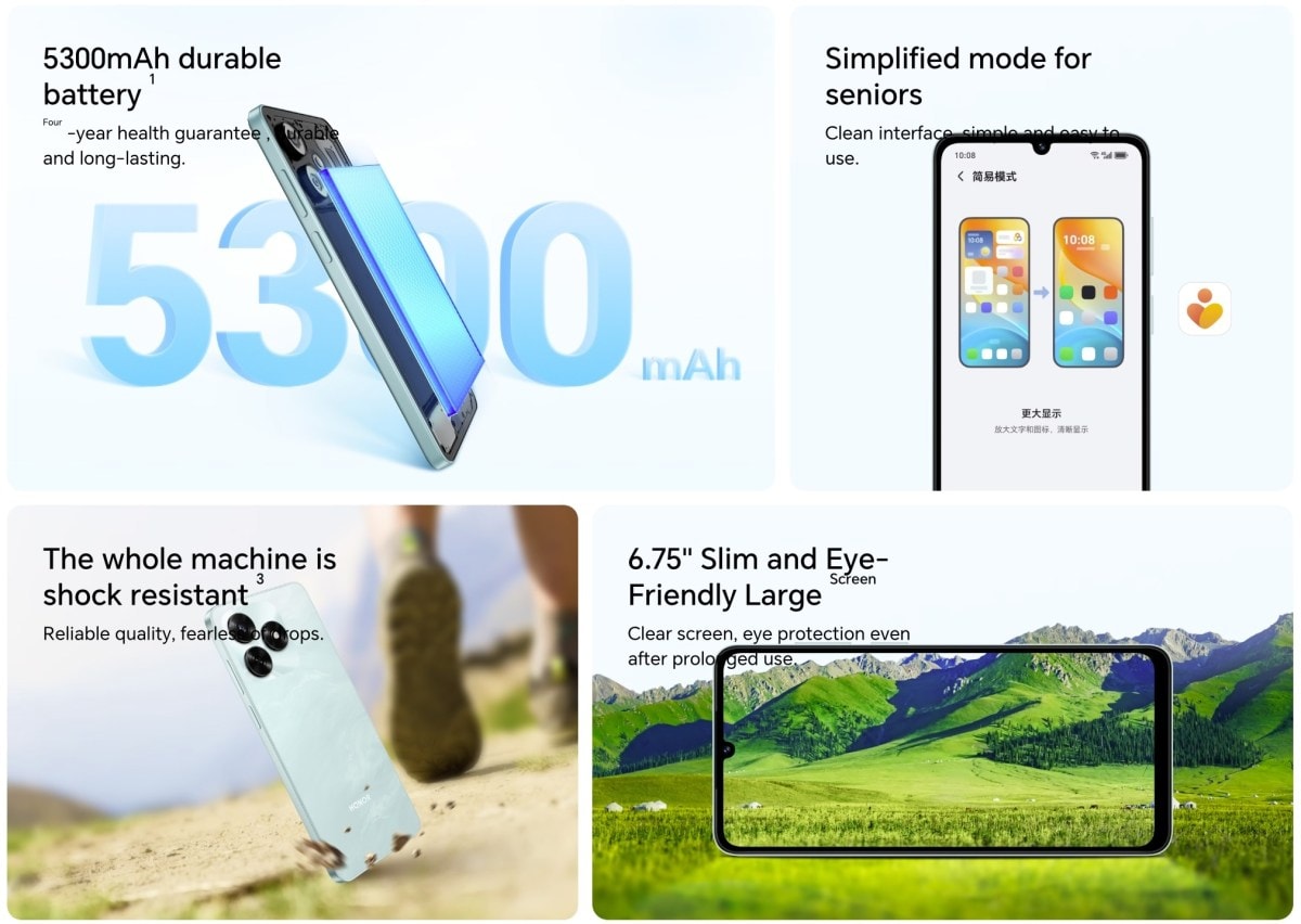 Các thông số kỹ thuật chính và tính năng nổi bật của HONOR Play 70C