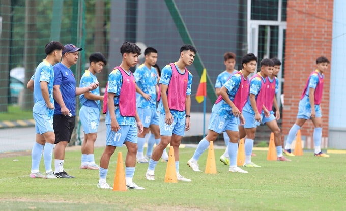 U19 Việt Nam chuẩn bị bước vào giải đấu quan trọng. Ảnh: VFF.