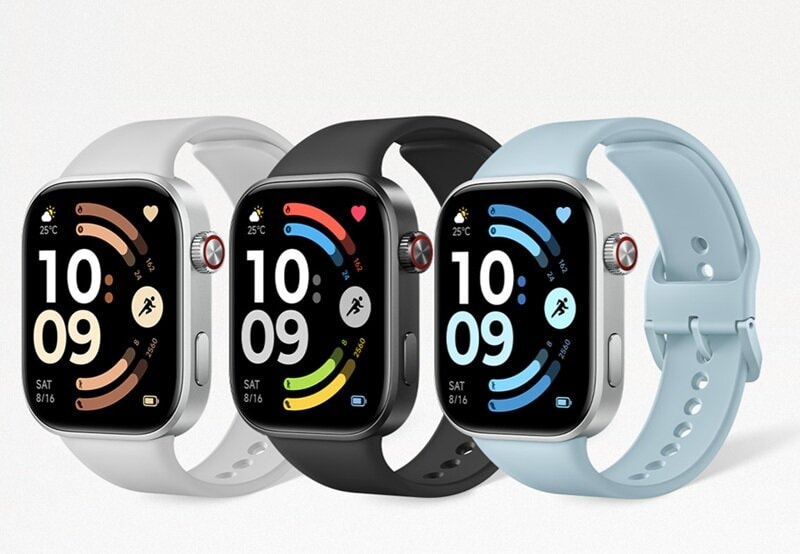 Màn hình AMOLED 2,07 inch của Redmi Watch 6 với độ sáng 2000 nits