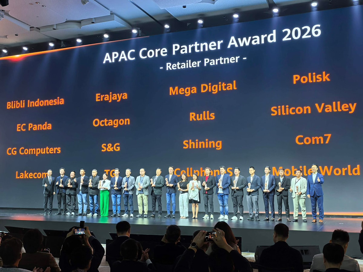 Các đối tác được xướng tên tại giải thưởng APAC Core Partner Award 2026