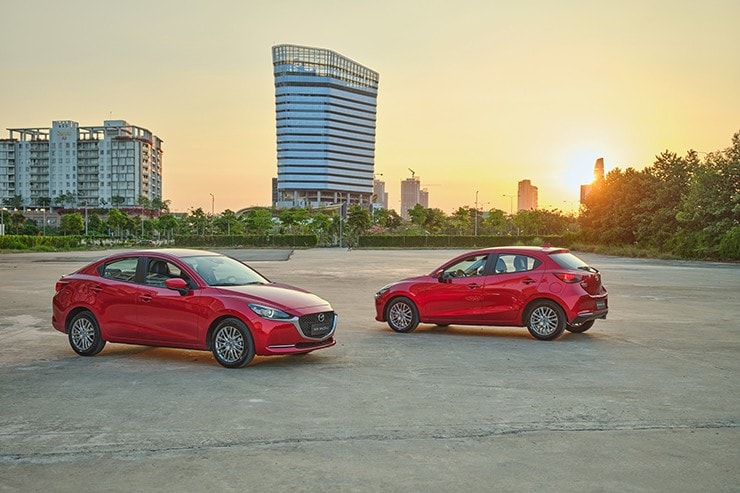 Mazda2 2026 sở hữu thiết kế ngoại thất hiện đại và trẻ trung.