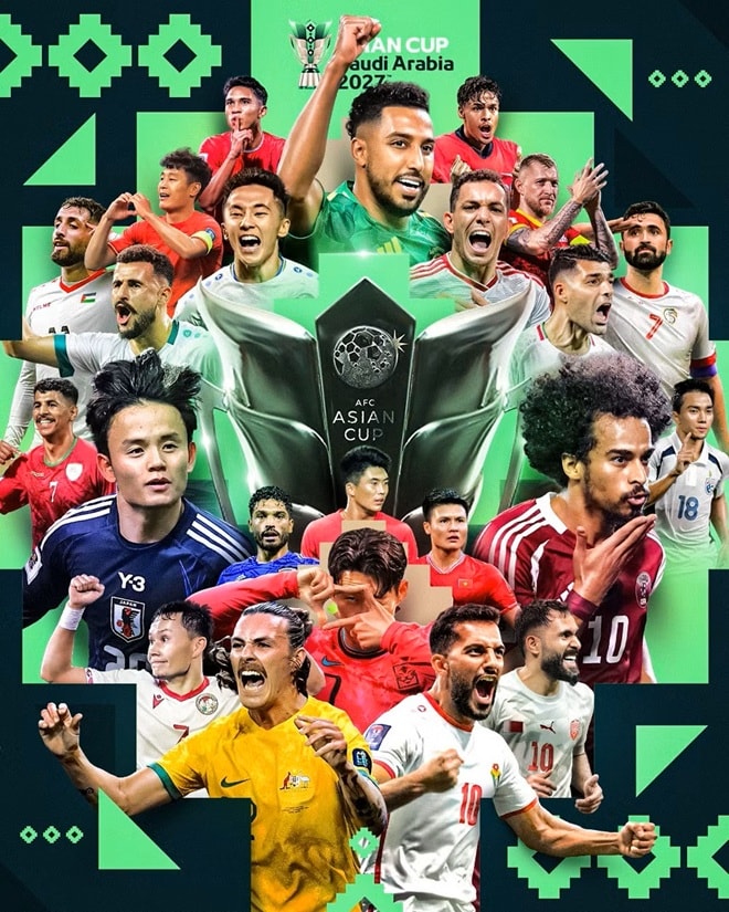 Lễ bốc thăm Asian Cup 2027 sắp được diễn ra tại Riyadh.