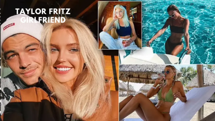 Taylor Fritz và Morgan Riddle trong giai đoạn còn mặn nồng