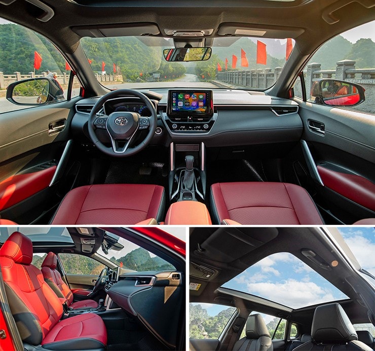 Nội thất Toyota Corolla Cross 2026 với màn hình kỹ thuật số cỡ lớn