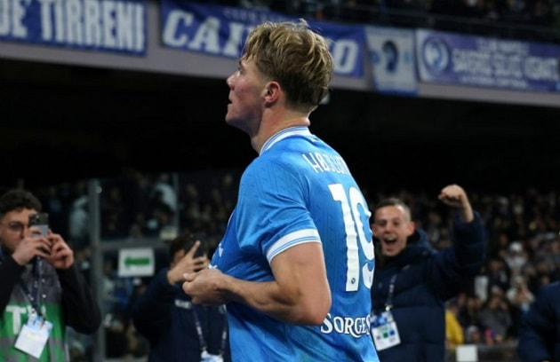 Hojlund đang chơi tốt tại Napoli.