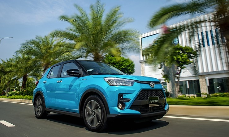 Tổng thể thiết kế hiện đại của Toyota Raize 2026