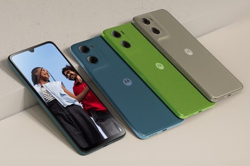 Motorola G06 Power sở hữu mặt lưng da nhân tạo và màn hình 120Hz