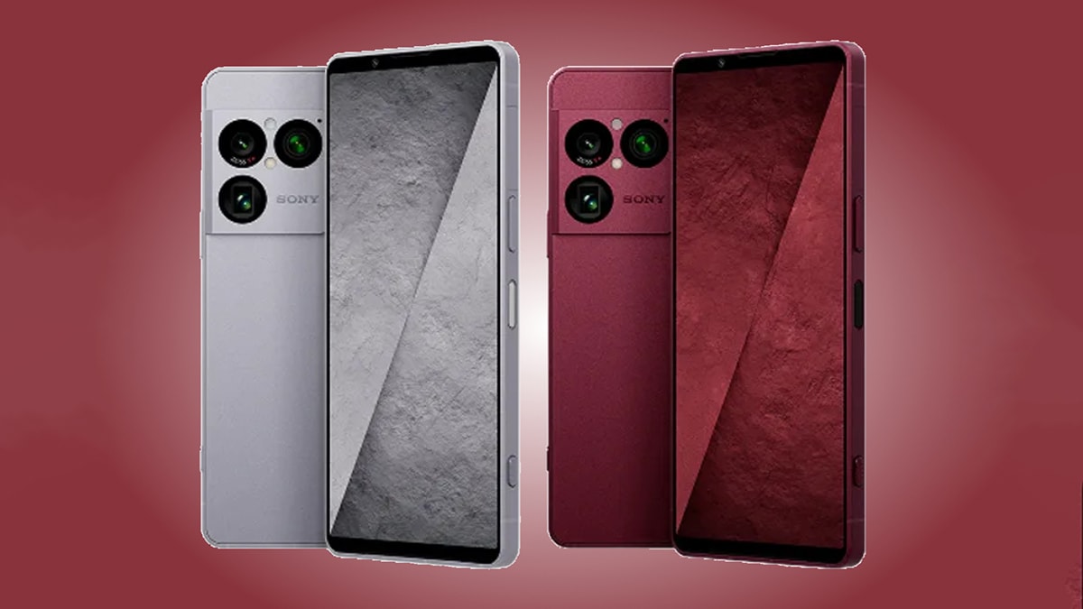 Mặt trước của Xperia 1 VIII với thiết kế viền dày đặc trưng