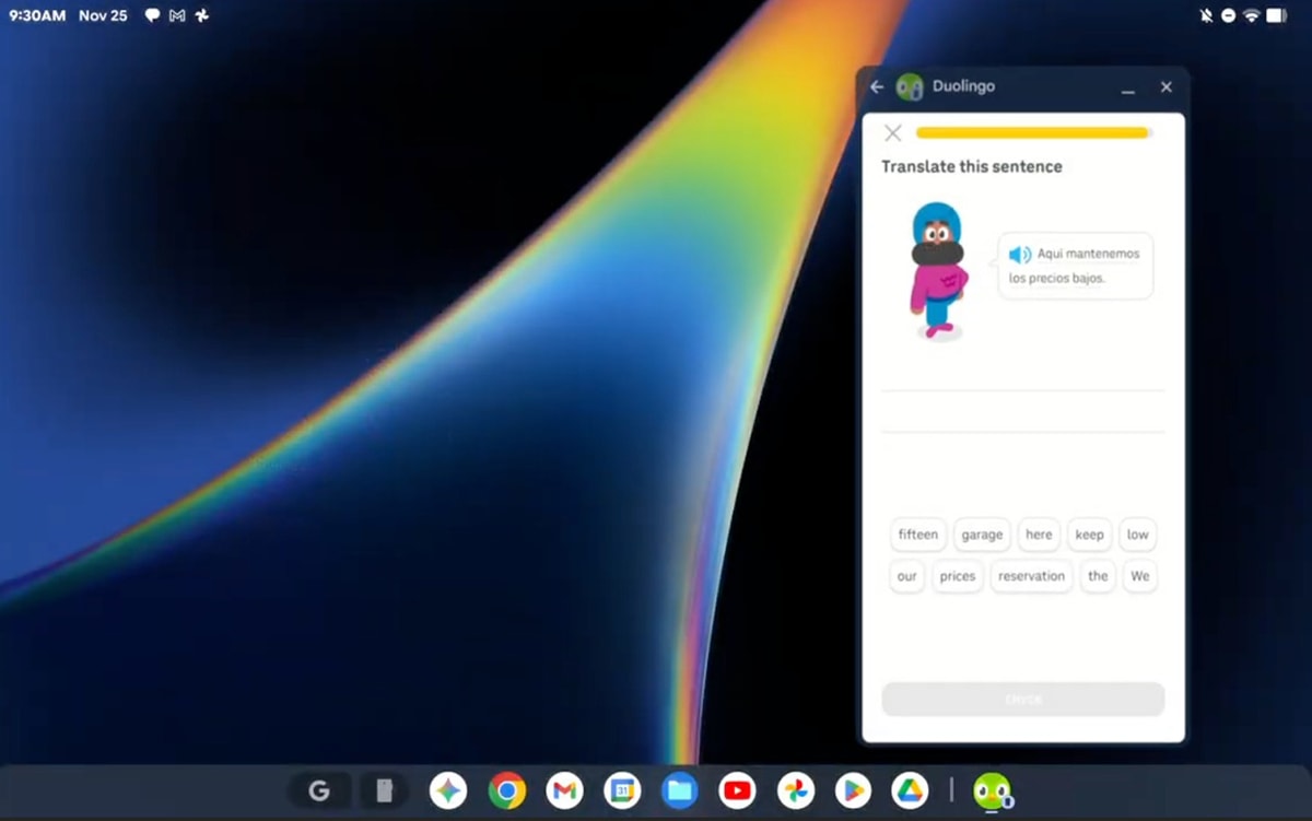 Giao diện người dùng trên Googlebook tích hợp các tính năng AI