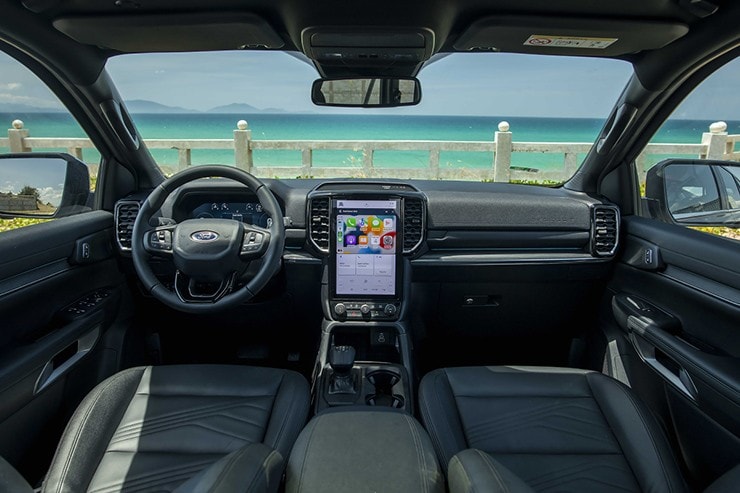 Không gian nội thất hiện đại của Ford Everest 2026