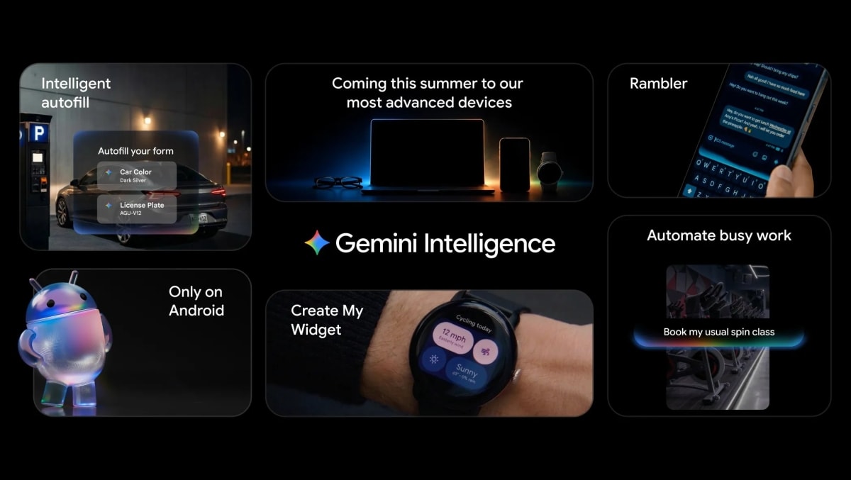 Gemini Intelligence ra mắt với nhiều thay đổi ấn tượng