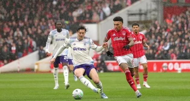 Victor Lindelof thi đấu trong vai trò tiền vệ tại Aston Villa.