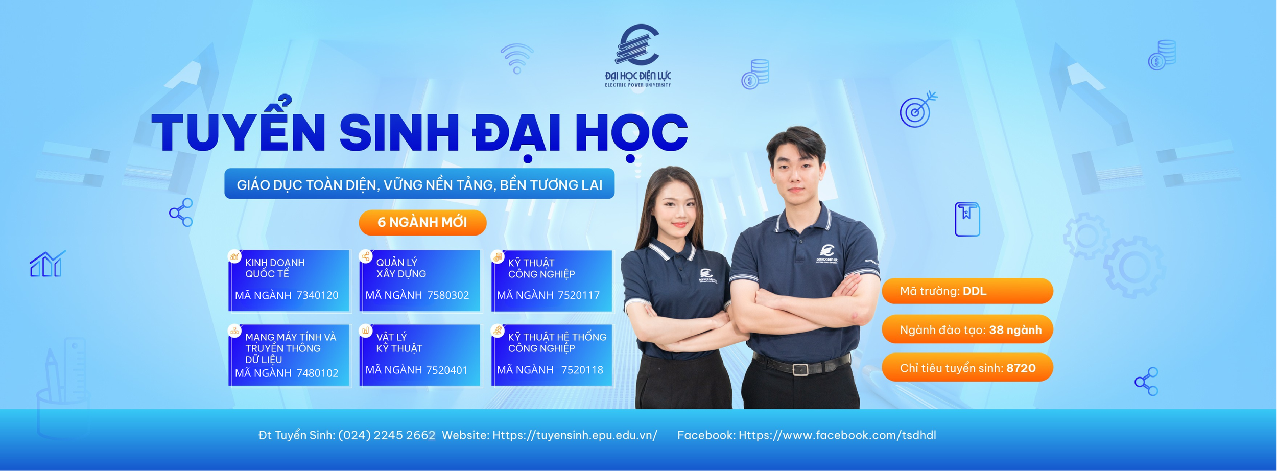 Trường Đại học Điện lực hướng dẫn khảo sát trực tuyến trước xét tuyển 2026