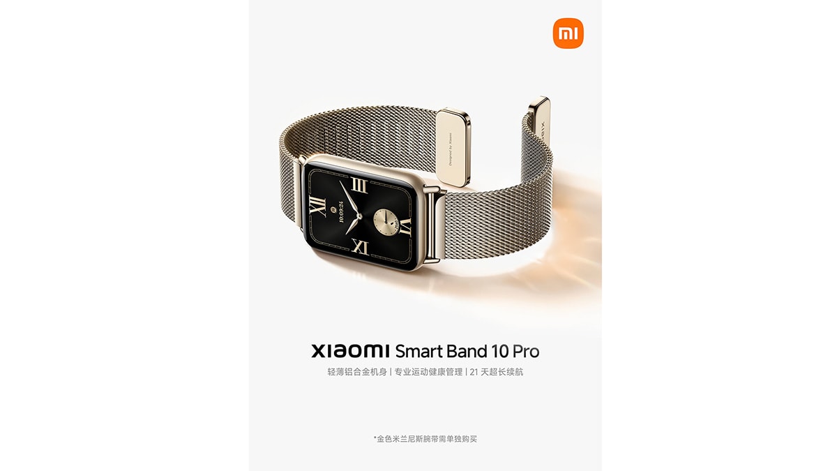 Xiaomi Smart Band 10 Pro dự kiến ra mắt vào ngày 21/5