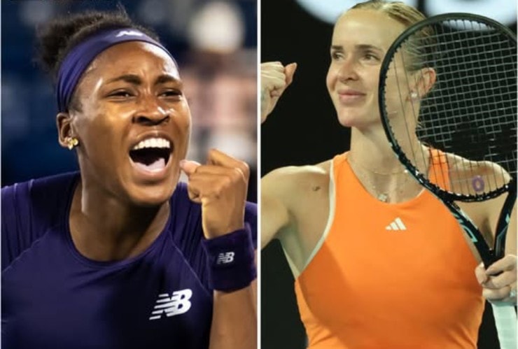 Gauff (bên trái) và Svitolina (bên phải) trước thềm trận chung kết Rome Open 2026